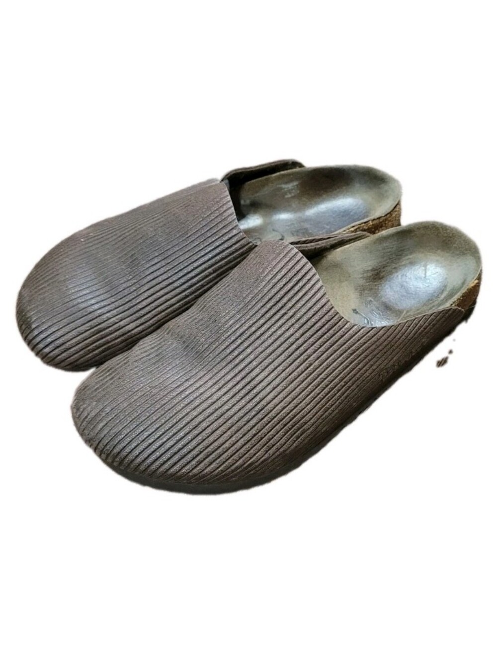 Birkenstock Birkis Amsterdam Ribbed Nubuck Clog Sz 8